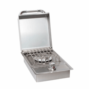Single Stainless Steel Sideburner - Drop In - LP