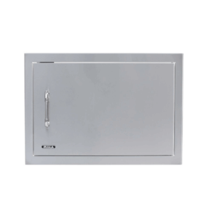 Horizontal Stainless Steel Single Door w/ Reveal