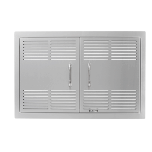 30" Dual Lined Vented Double Door w/ Reveal