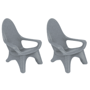 Woosah Chair with Tall Base 2 pack